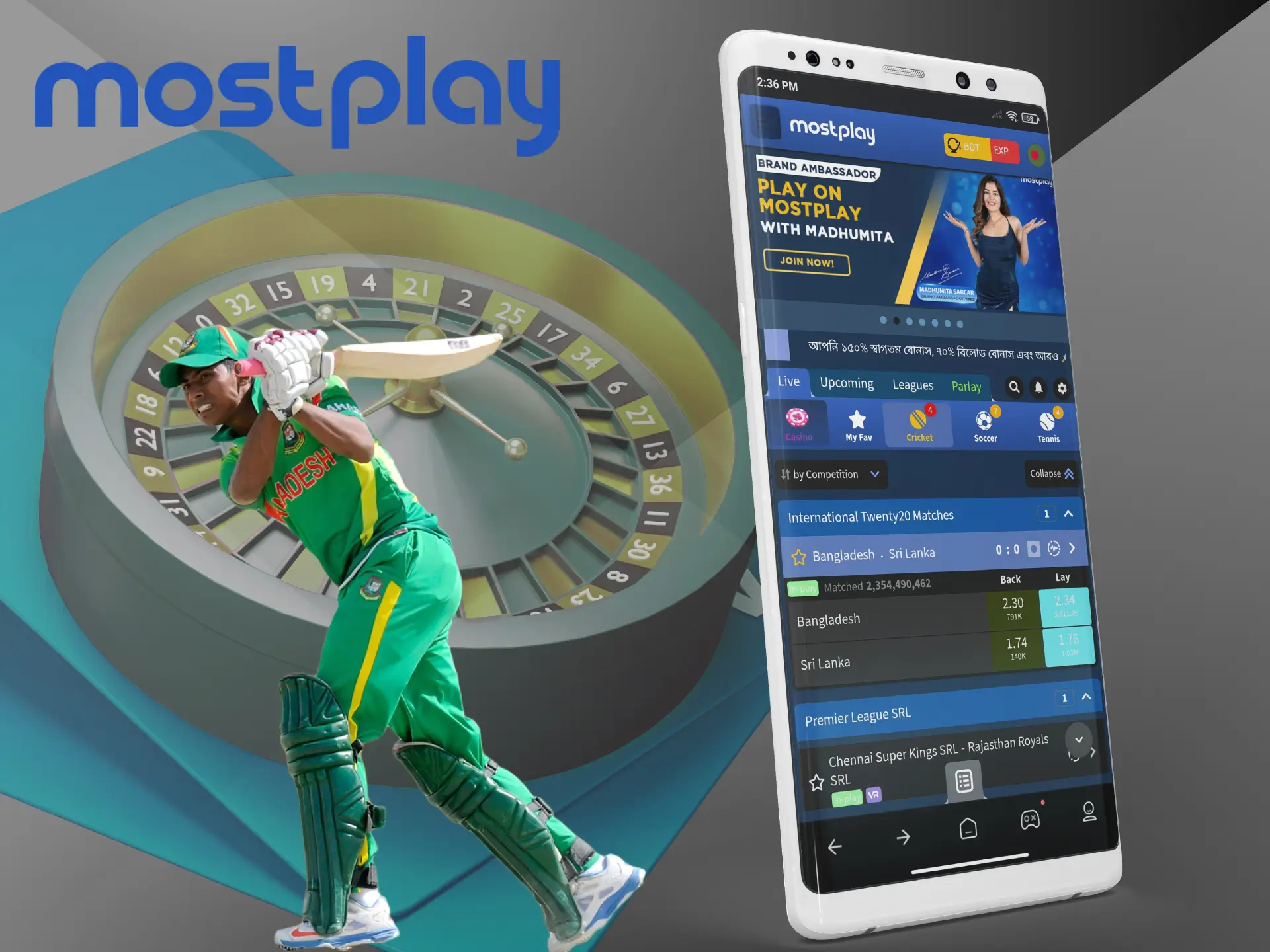 Register at the safe casino Mostplay and get a lot of emotions from your winnings.