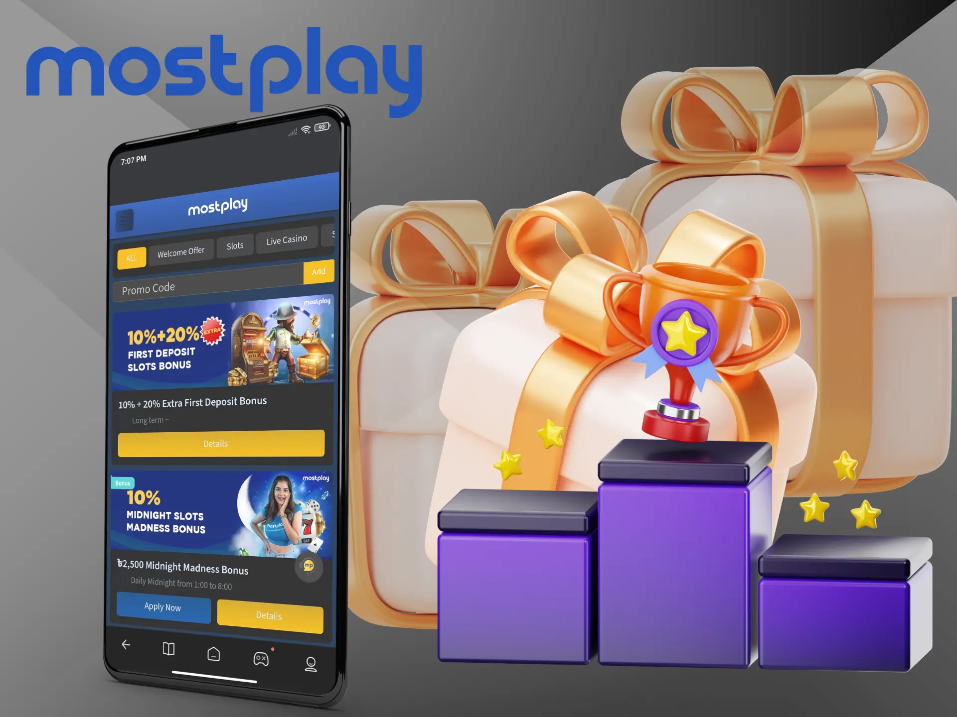 Compete with other players in accurate predictions and pick up bonuses from Mostplay Casino.