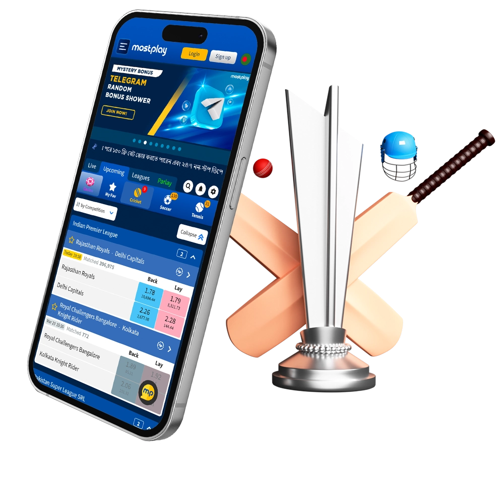 Start your journey through the world of cricket betting with the Mostplay welcome bonus.