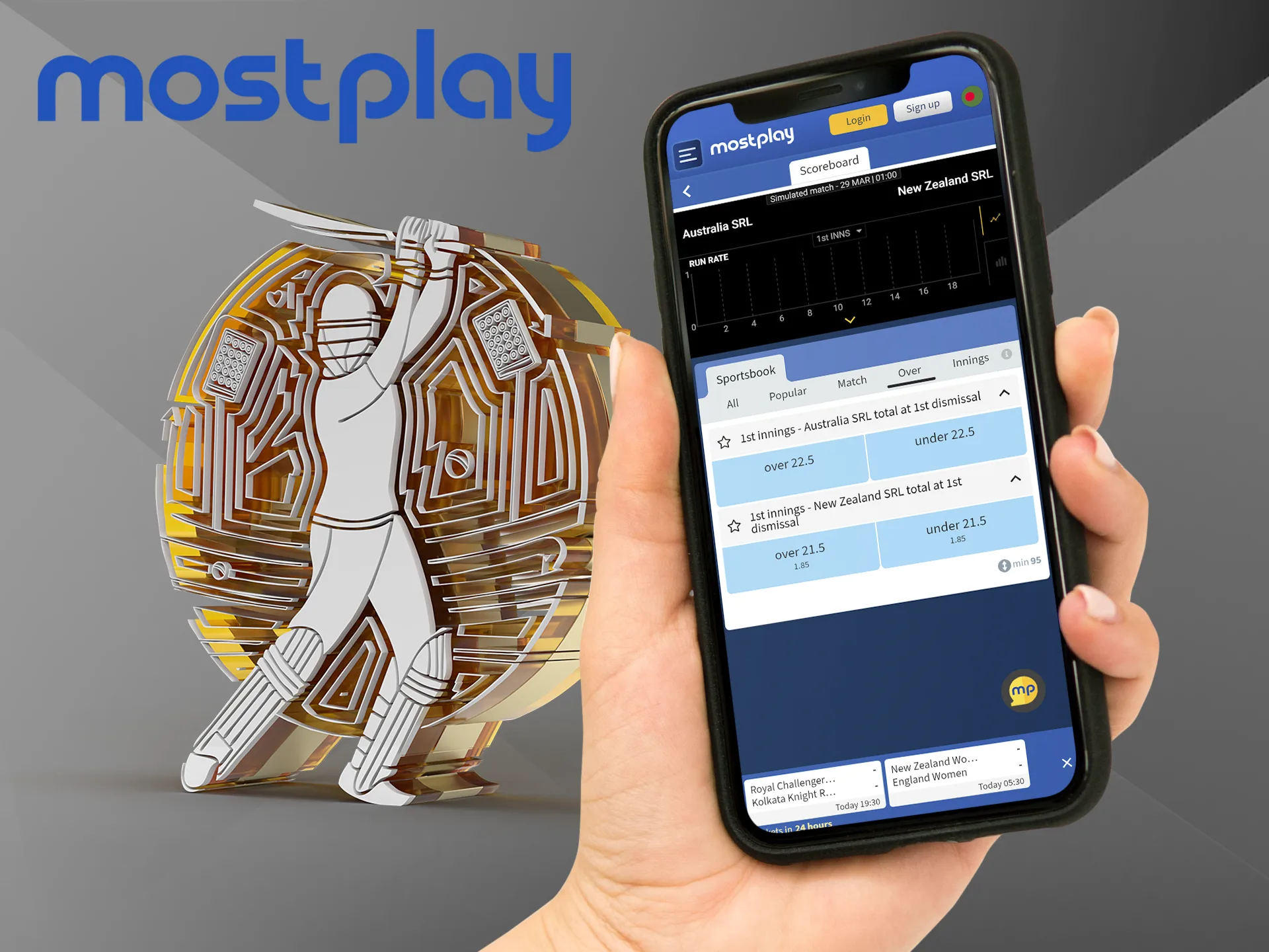 Take a close look at the statistics that Mostplay provides to users and make a bet.