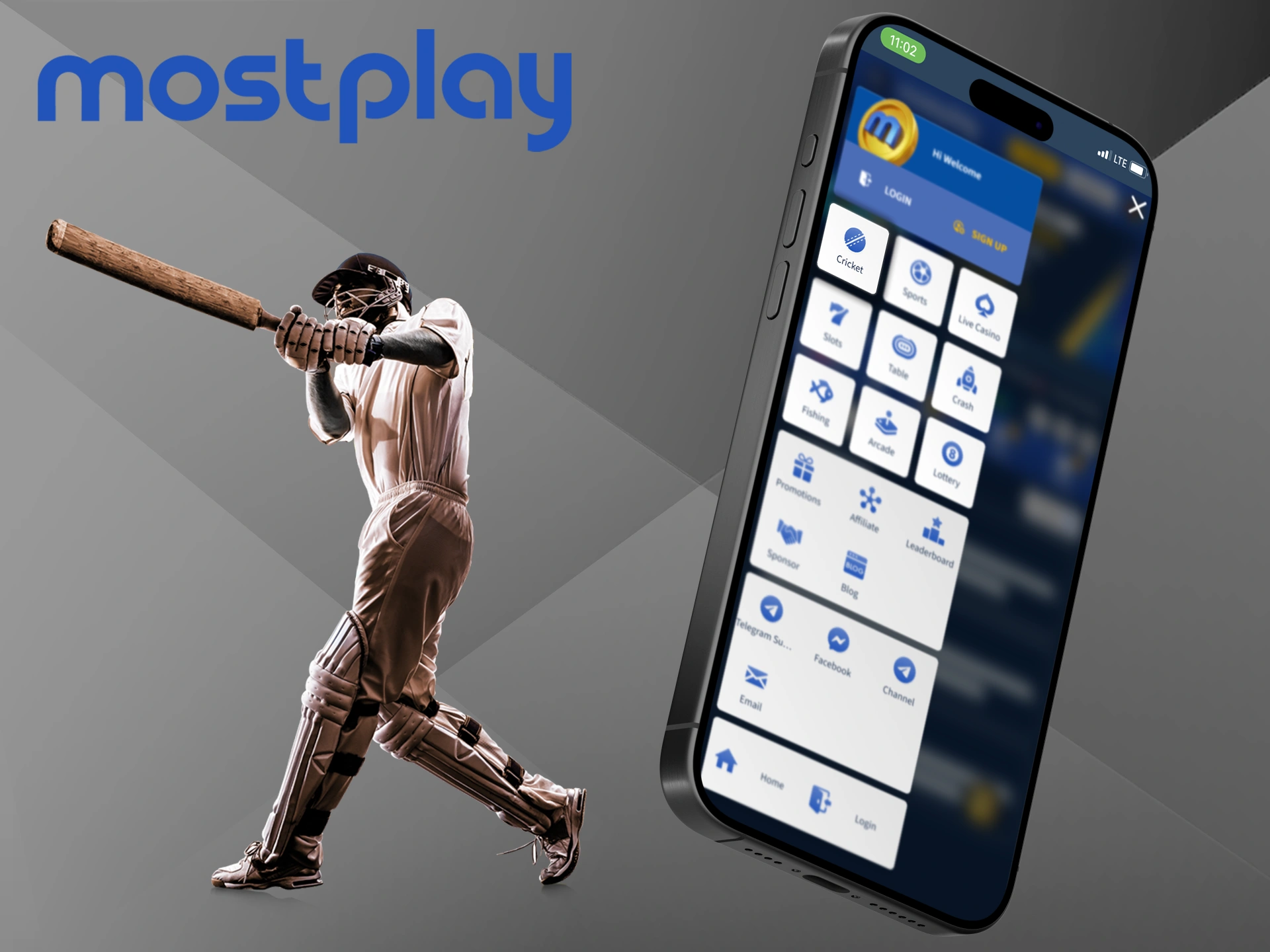 Become a part of Mostplay and win money from cricket betting.