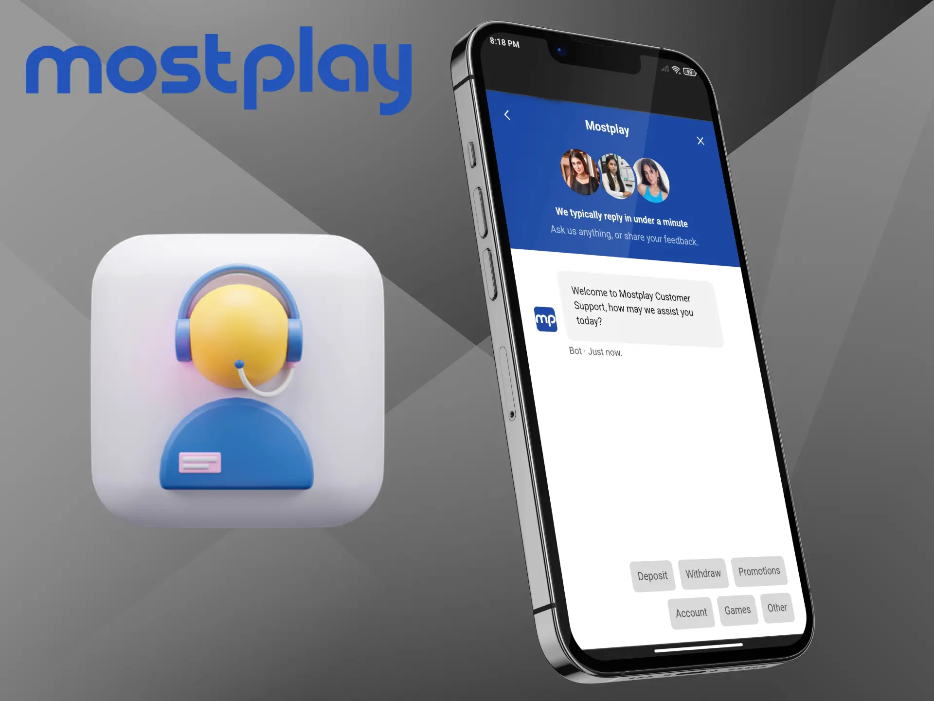 Mostplay's customer support team is available 24/7 for any questions you may have regarding withdrawals.