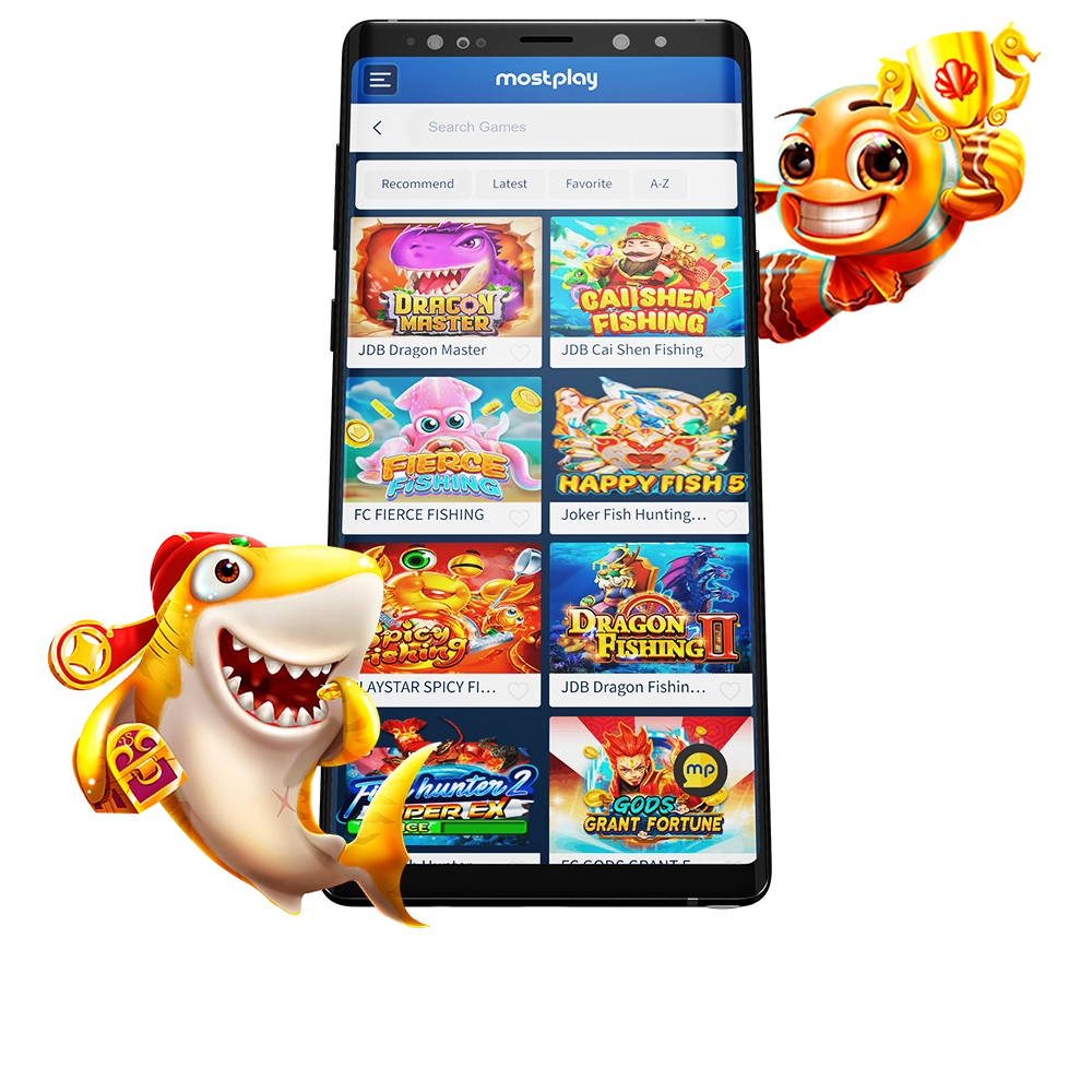 Take a journey through the world of fishing games with Mostplay.