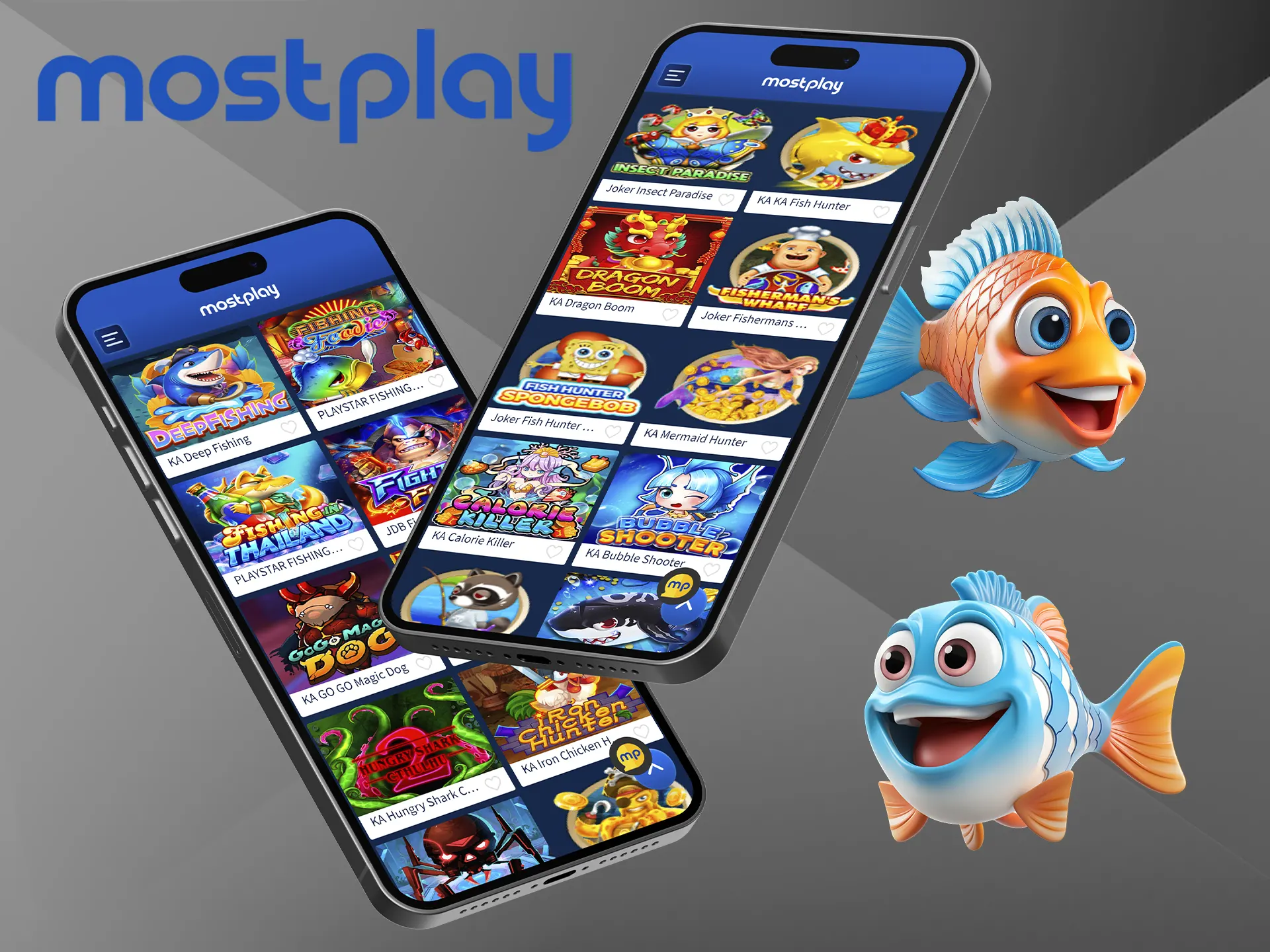 Start playing fishing games at Mostplay in a few easy steps.