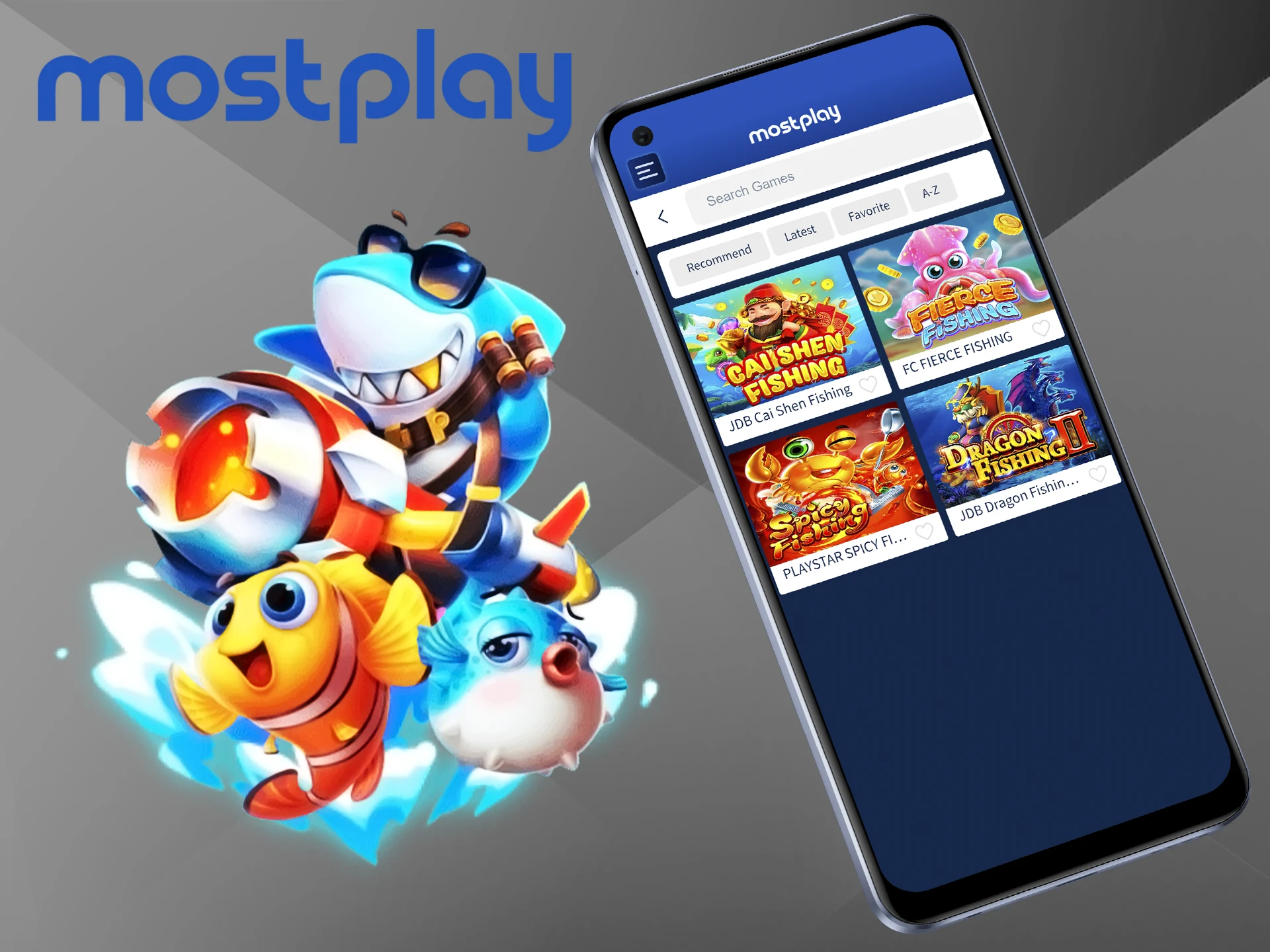 Find out what fishing games are popular at Mostplay.