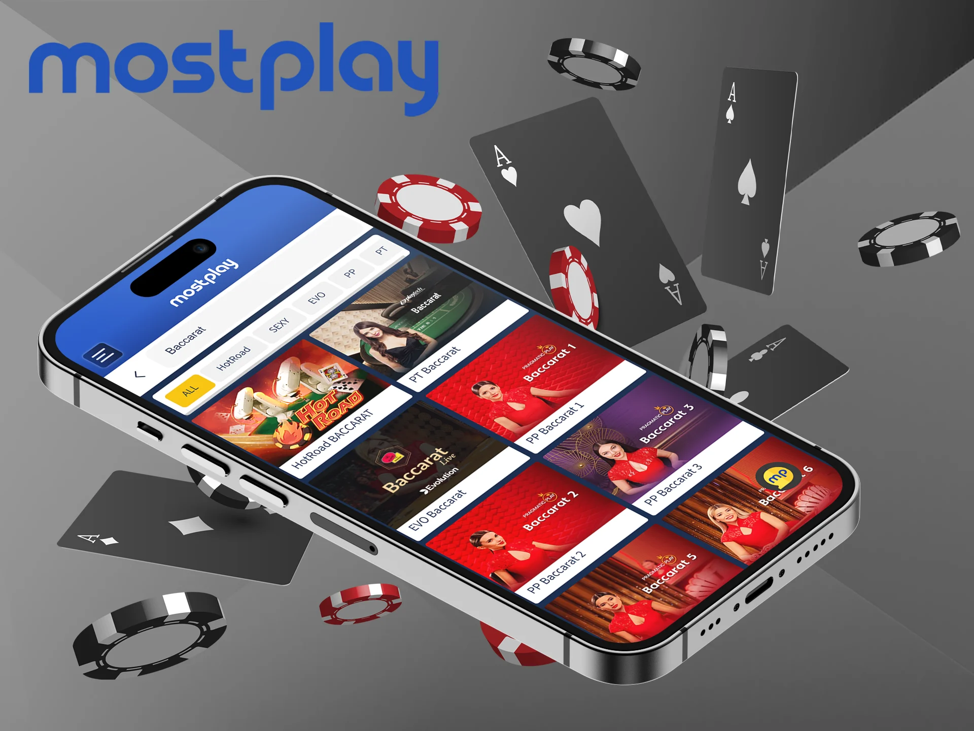 Join Mostplay and become the winner of baccarat.