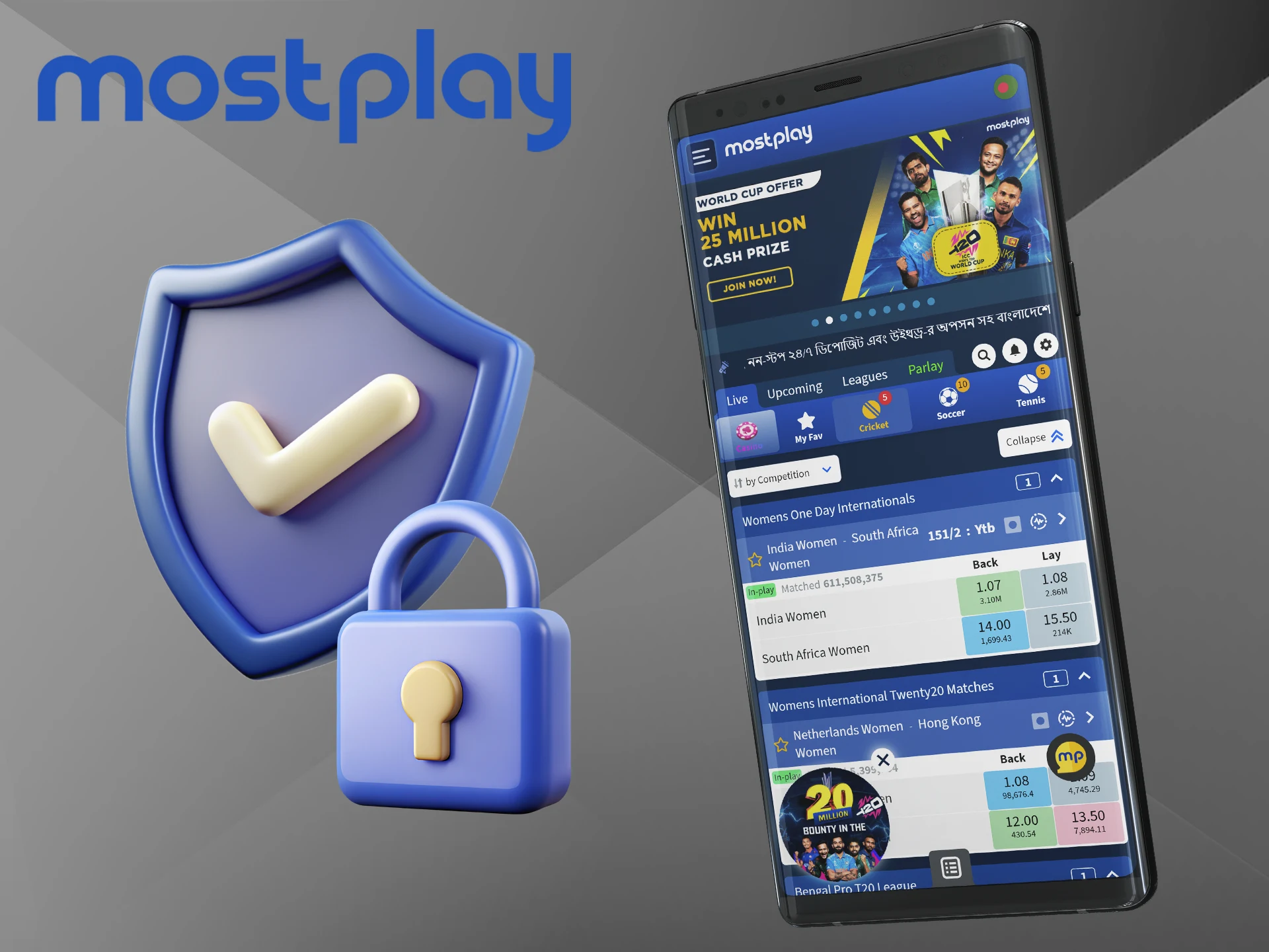 Place your bets at Mostplay and don't worry about your safety.