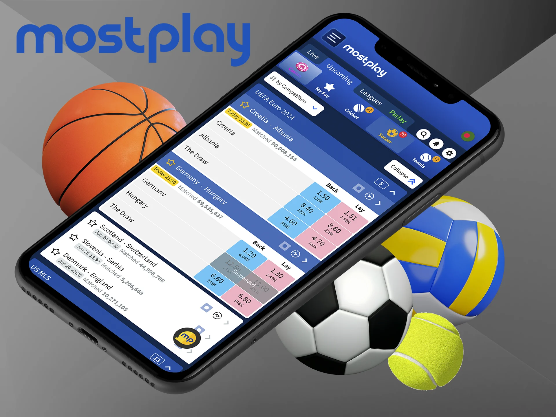 Go to Mostplay and support your favorite sports team.